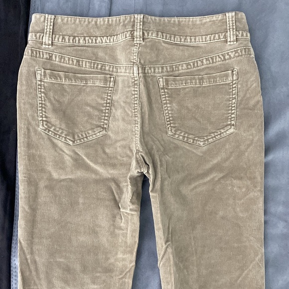 Velvety tan corduroy pants - Picture 12 of 17